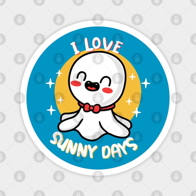 I love sunny days Magnet by Freecheese